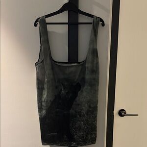 Black Graphic Mesh RICCARDO TISCI for NIKE Animal Print Dust bag